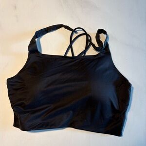 Nike Black Dri-FIT Strappy Sports Crop Top
